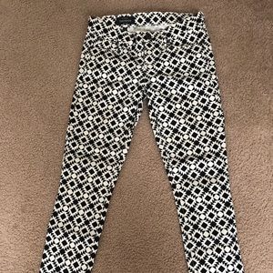 JCrew Toothpick (Skinny) Jeans Geometric Print 25
